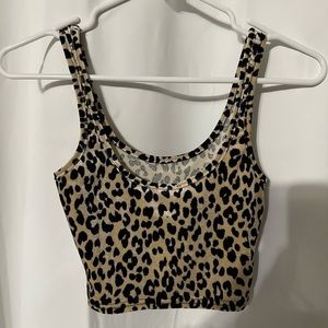 Forever 21 Chetah crop top